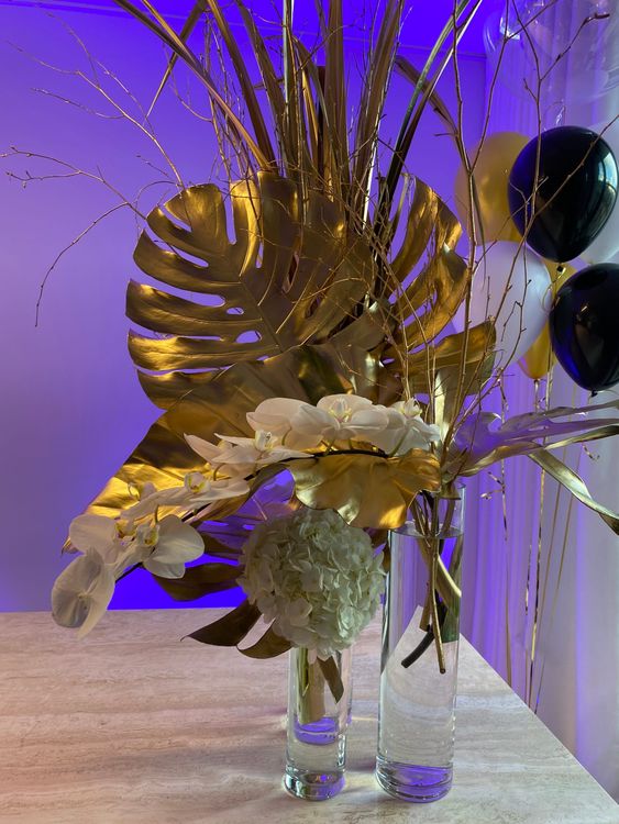 Décoration florale pour un événement élégant
