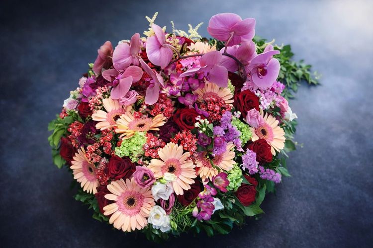 Coussin d'Orchidées